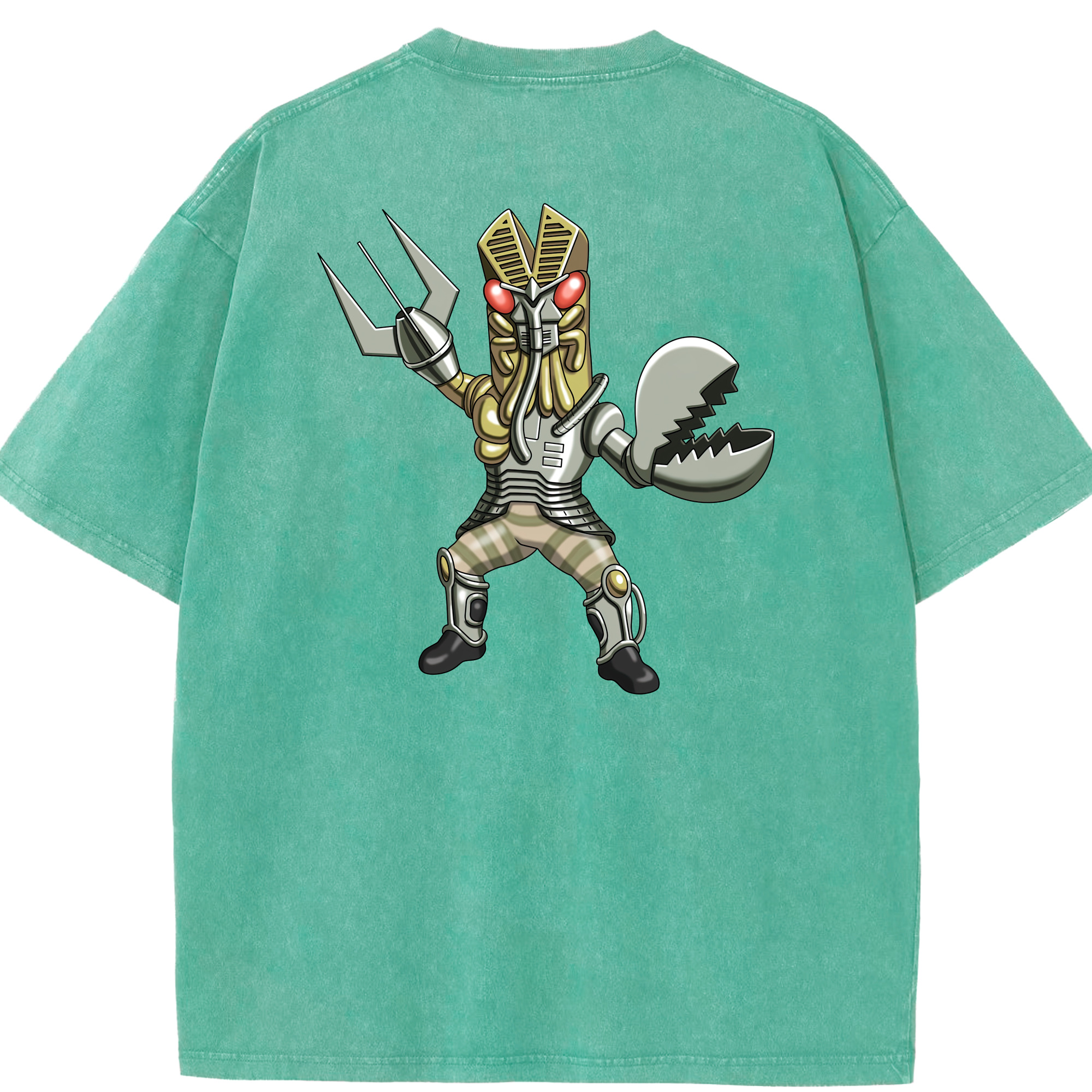 （画像用） ウルトラマン Ultraman 綿100% ヴィンテージ風 半袖Tシャツ（背面プリント）